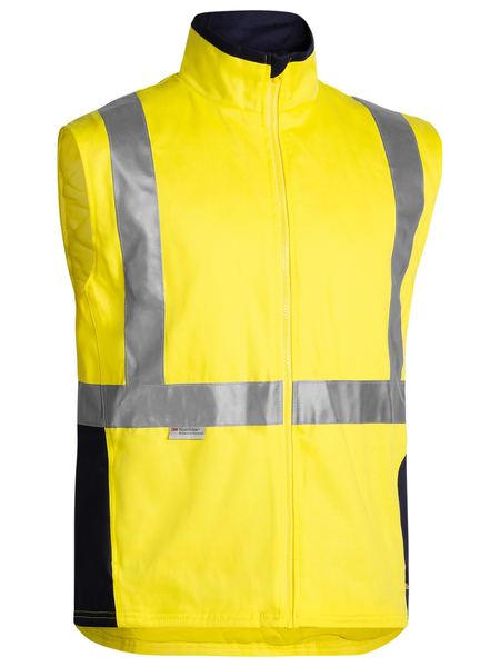 Bisley - Unisex Taped Hi Vis 3 in 1 Drill Jacket - BJ6970T