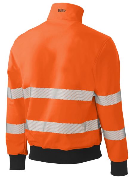 Bisley - Unisex Taped Hi Vis Soft Shell Bomber Jacket - BJ6979T
