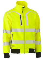 Bisley - Unisex Taped Hi Vis Soft Shell Bomber Jacket - BJ6979T