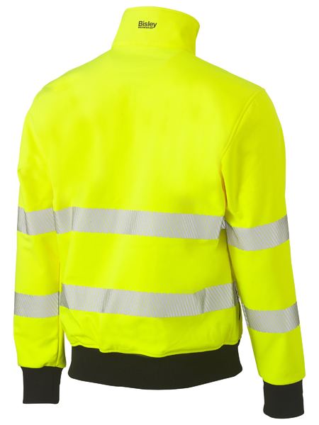 Bisley - Unisex Taped Hi Vis Soft Shell Bomber Jacket - BJ6979T