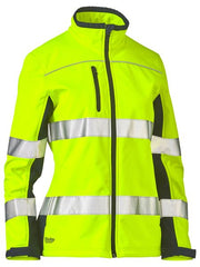 Bisley - Women's Taped Two Tone Hi Vis Soft Shell Jacket - BJL6059T