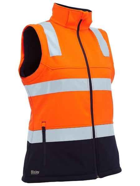 Bisley - Women's Taped Two Tone Hi Vis 3-in-1 Soft Shell Jacket - BJL6078T