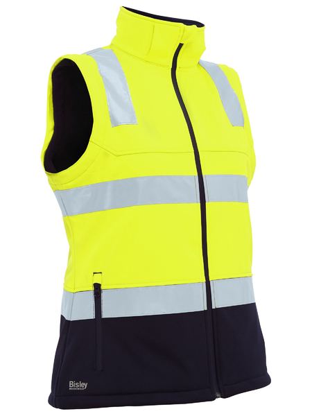 Bisley - Women's Taped Two Tone Hi Vis 3-in-1 Soft Shell Jacket - BJL6078T