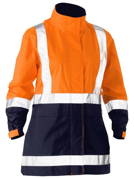 Bisley - Women's H Taped Two Tone Hi Vis Rain Jacket - BJL6966T
