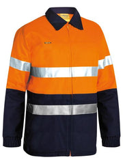 Bisley - Unisex Taped Hi Vis Drill Jacket - BK6710T