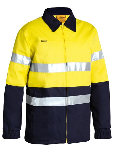 Bisley - Unisex Taped Hi Vis Drill Jacket - BK6710T