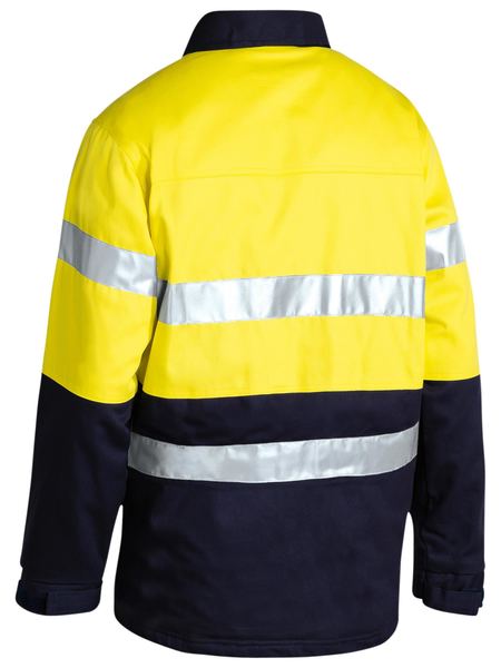 Bisley - Unisex Taped Hi Vis Drill Jacket - BK6710T