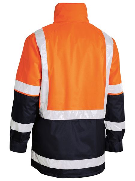Bisley - Men's Taped 5 In 1 Rain Jacket - BK6975