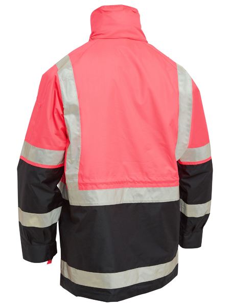 Bisley - Men's Taped 5 In 1 Rain Jacket - BK6975