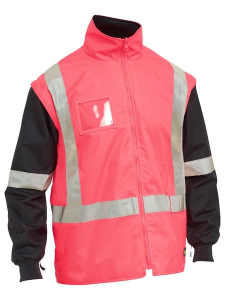 Bisley - Men's Taped 5 In 1 Rain Jacket - BK6975