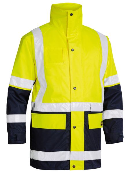 Bisley - Men's Taped 5 In 1 Rain Jacket - BK6975