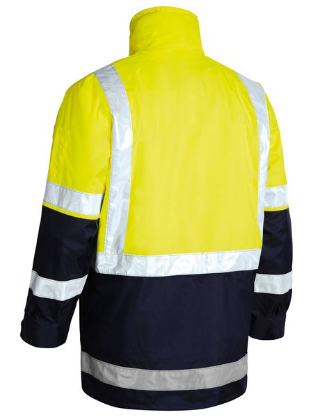 Bisley - Men's Taped 5 In 1 Rain Jacket - BK6975