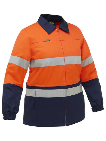 Bisley - Women's Taped Hi Vis Drill Jacket - BKL6710T
