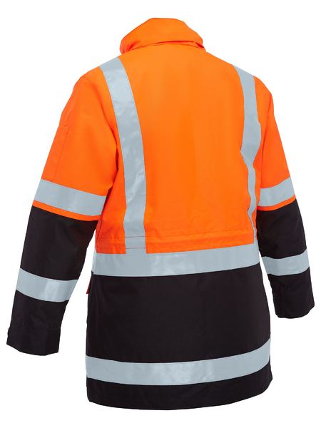 Bisley - Women's Taped Hi Vis 5 in 1 Rain Jacket - BKL6975