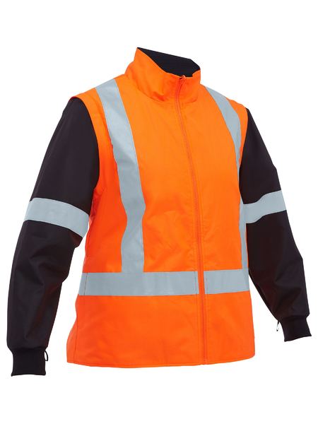 Bisley - Women's Taped Hi Vis 5 in 1 Rain Jacket - BKL6975