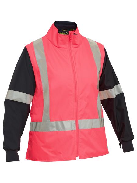 Bisley - Women's Taped Hi Vis 5 in 1 Rain Jacket - BKL6975