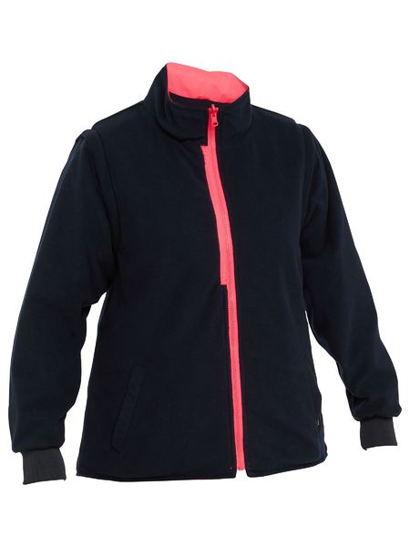 Bisley - Women's Taped Hi Vis 5 in 1 Rain Jacket - BKL6975