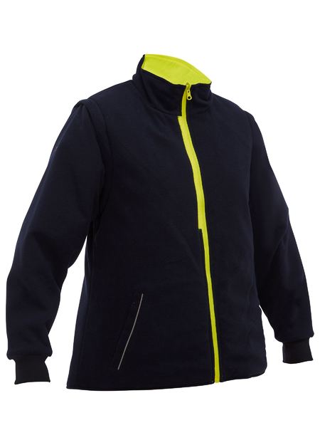 Bisley - Women's Taped Hi Vis 5 in 1 Rain Jacket - BKL6975