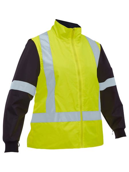 Bisley - Women's Taped Hi Vis 5 in 1 Rain Jacket - BKL6975