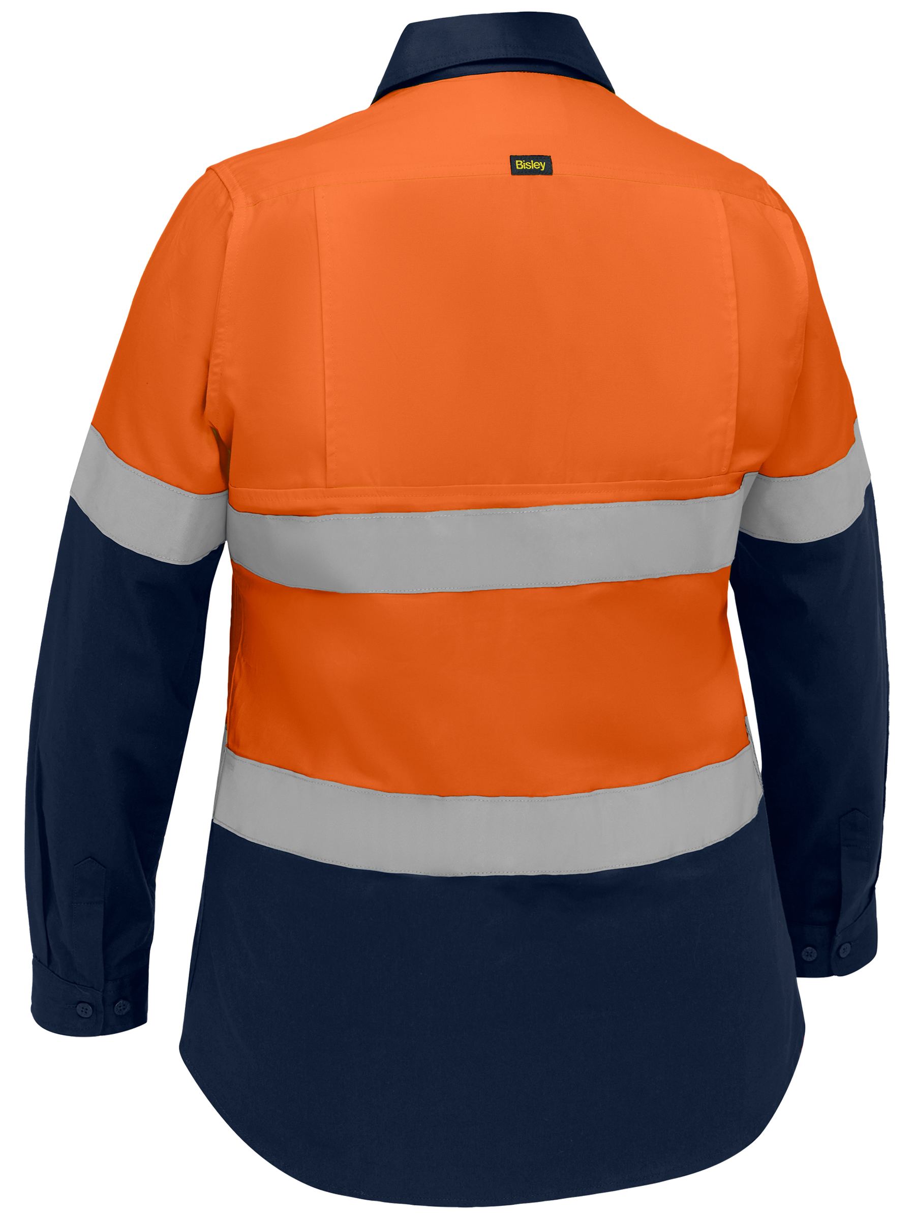 Bisley - Industrial Women's Taped Hi Vis Cool Lightweight Vented Shirt - BL6390T