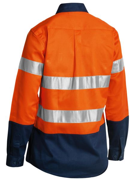 Bisley - Women's Taped Hi Vis Drill Shirt - BLT6456