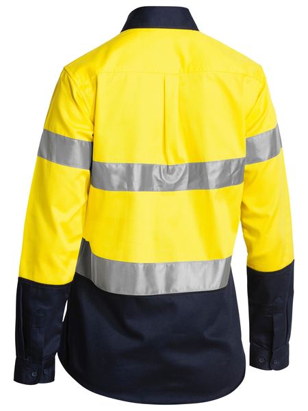 Bisley - Women's Taped Hi Vis Drill Shirt - BLT6456