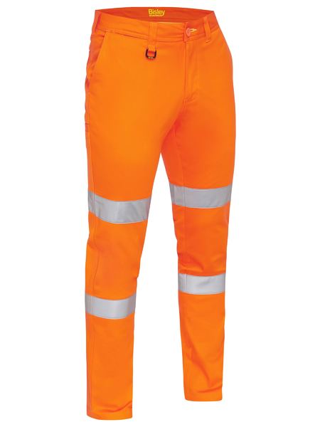 Bisley - Men's Taped Biomotion Stretch Cotton Drill Work Pants - BP6008T