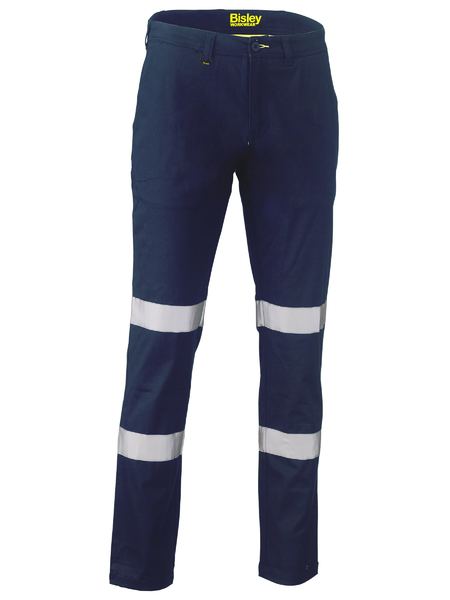 Bisley - Men's Taped Biomotion Stretch Cotton Drill Work Pants - BP6008T