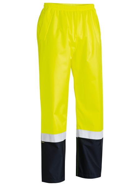 Bisley - Men's Taped Hi Vis Rain Shell Pants - BP6965T