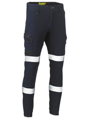 Bisley - Men's Flx & Move™ Taped Stretch Denim Cargo Cuffed Pants - BPC6335T