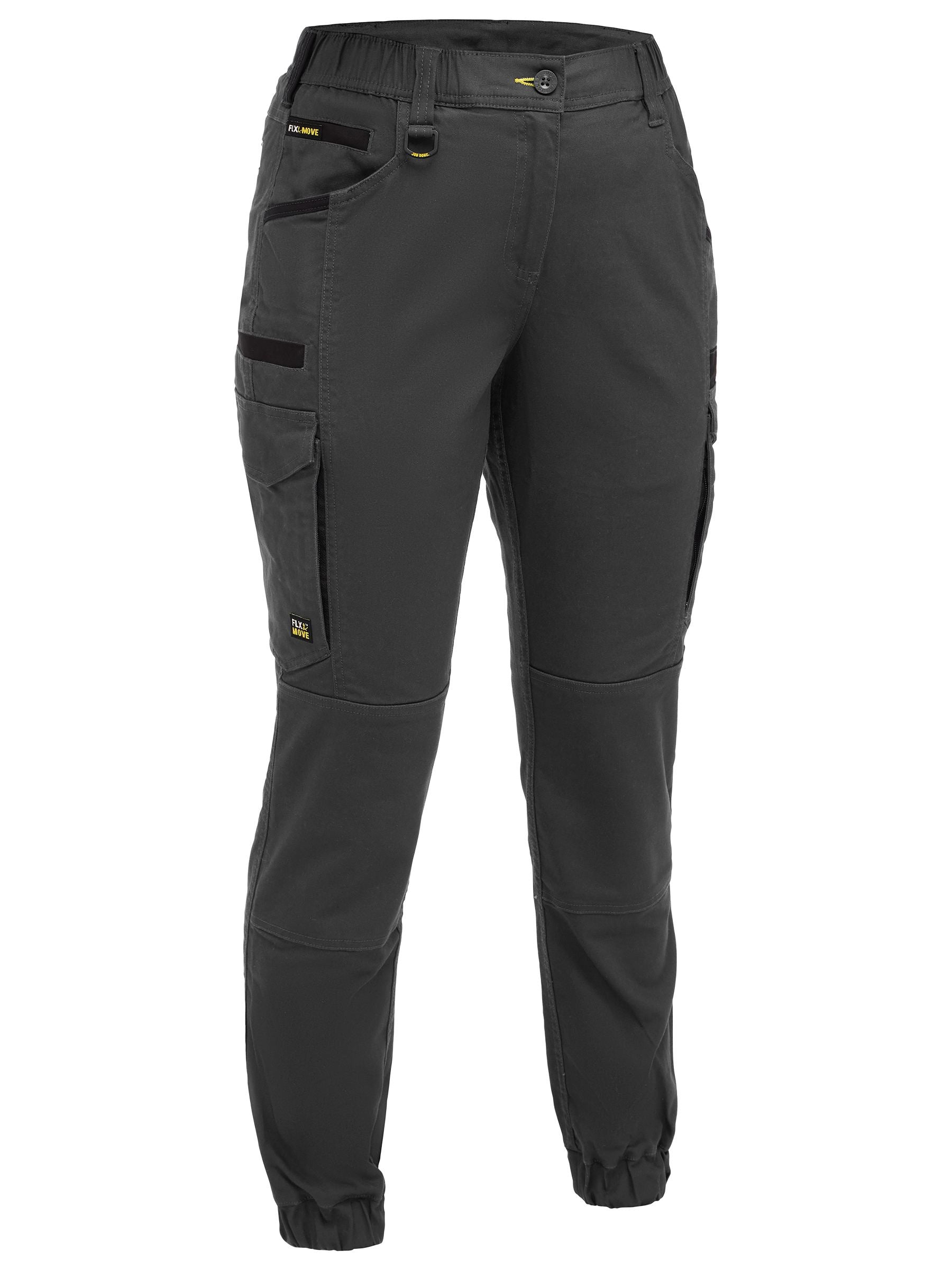 Bisley - Womens Flx & Move™ Elastic Waist Cargo Cuffed Pants - BPCL6237