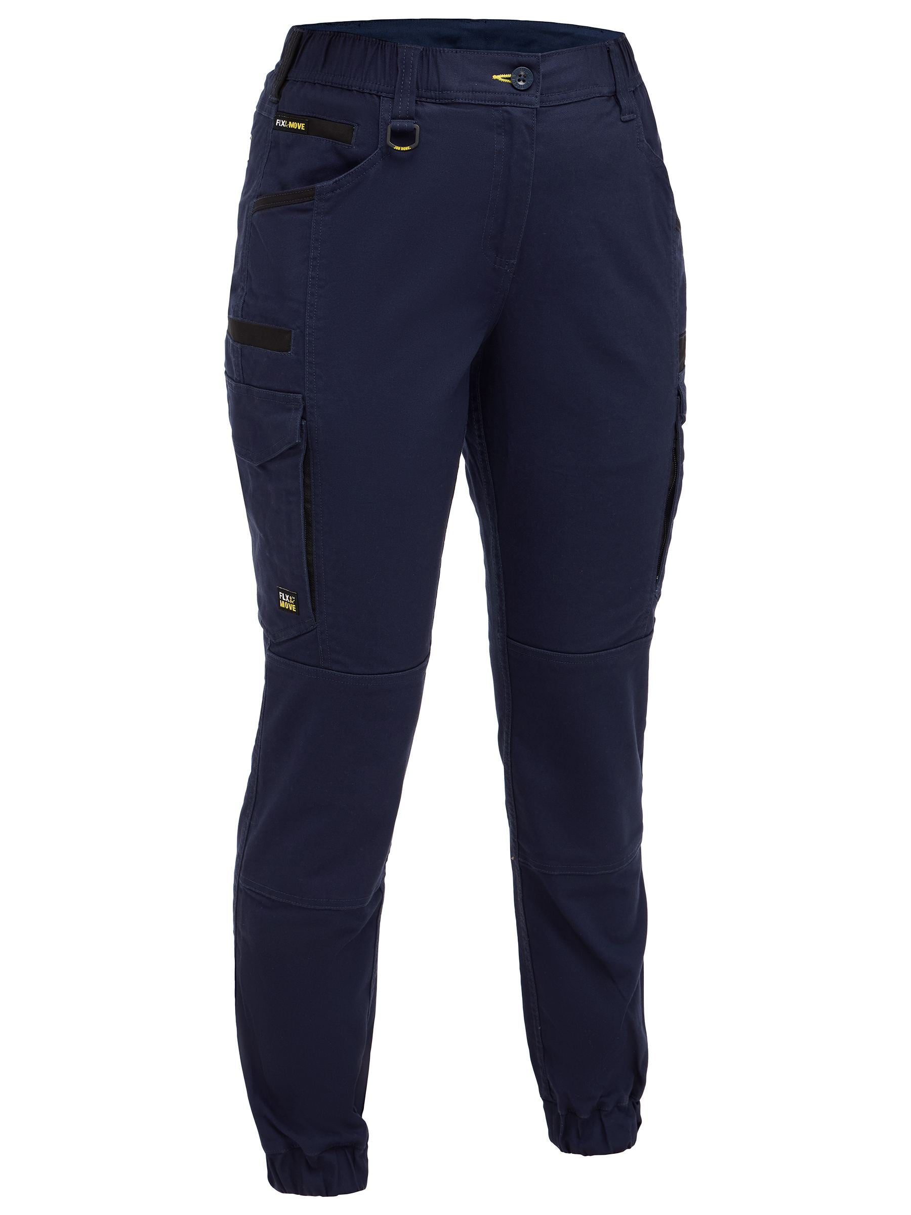 Bisley - Womens Flx & Move™ Elastic Waist Cargo Cuffed Pants - BPCL6237