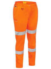 Bisley - Women's Taped Mid Rise Stretch Cotton Pants - BPL6015T