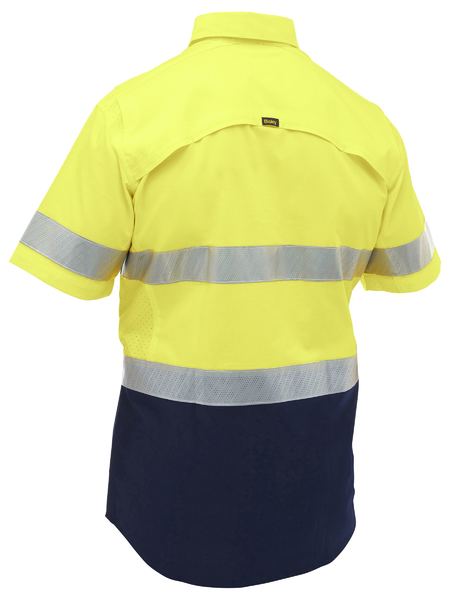 Bisley - Men's X Airflow™ Hi Vis Taped Stretch Ripstop Shirt - BS1491T