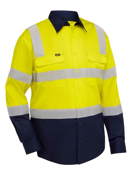 Bisley - Men's Taped Biomotion Hi Vis Cool Lightweight Vented Shirt - BS6396T