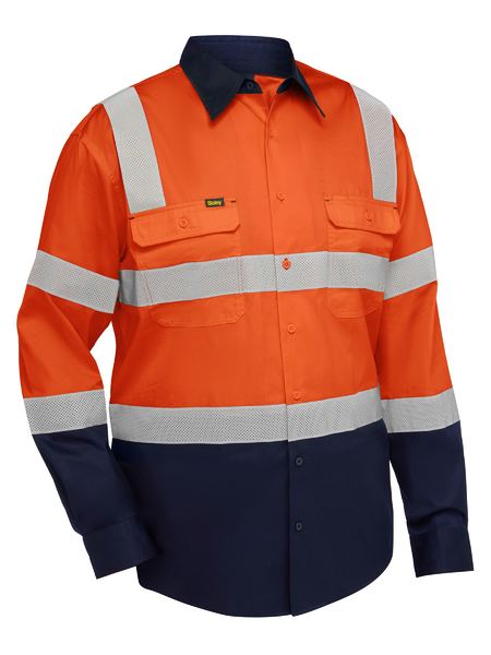 Bisley - Men's Taped Biomotion Hi Vis Cool Lightweight Vented Shirt - BS6396T