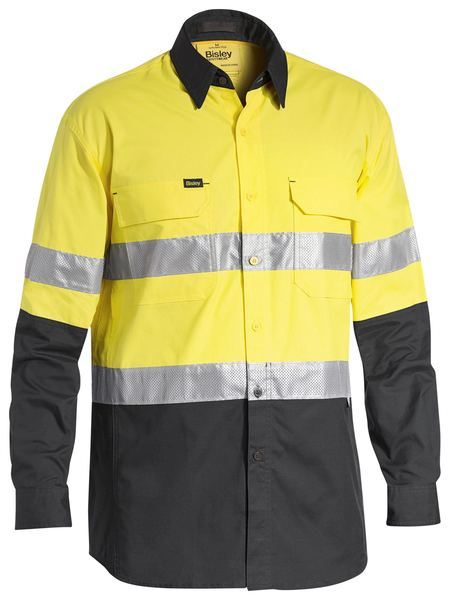 Bisley - Men's X Airflow™ Taped Hi Vis Ripstop Shirt - BS6415T