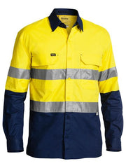 Bisley - Men's X Airflow™ Taped Hi Vis Ripstop Shirt - BS6415T