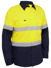 Bisley - Men's Taped Hi Vis Ripstop Vented Shirt - BS6495T