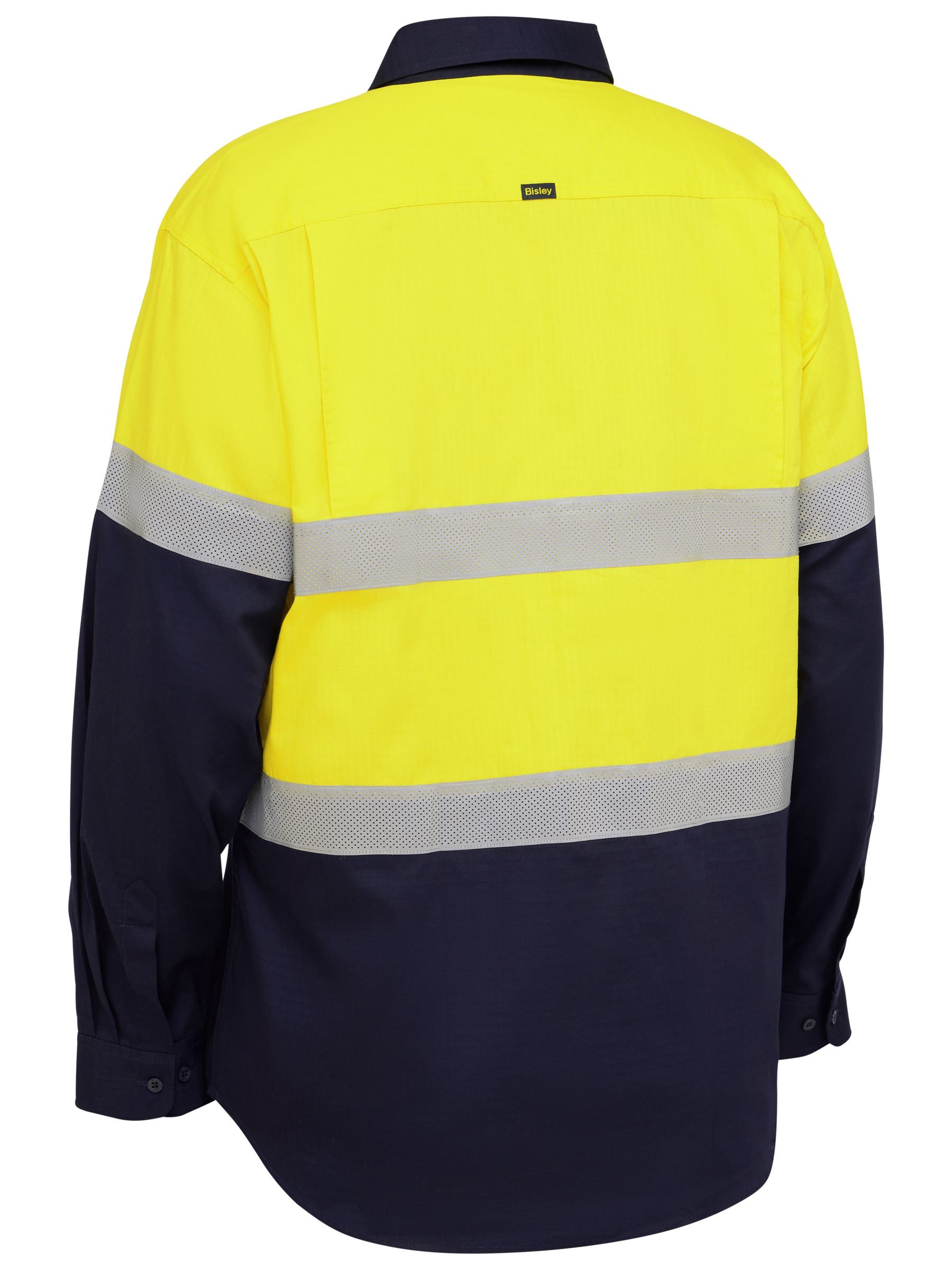 Bisley - Men's Taped Hi Vis Ripstop Vented Shirt - BS6495T
