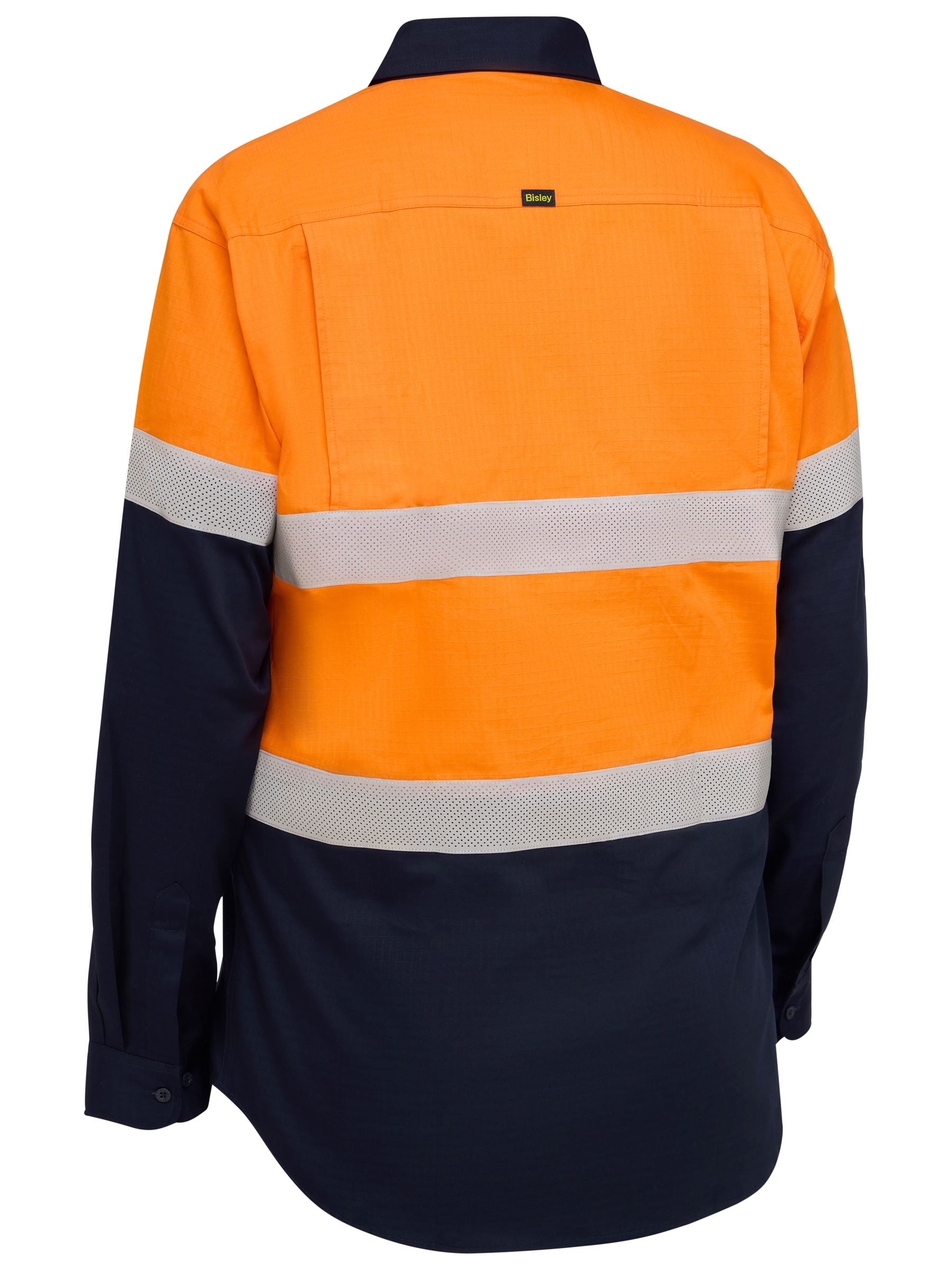 Bisley - Men's Taped Hi Vis Ripstop Vented Shirt - BS6495T