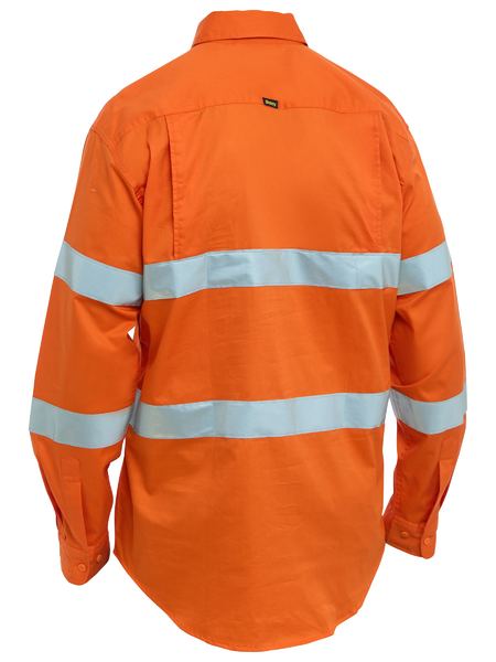 Bisley - Men's Taped Hi Vis Cool Lightweight Drill Shirt - BS6698T