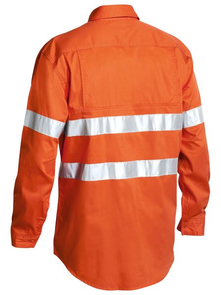 Bisley - Men's Taped Hi Vis Cool Lightweight Drill Shirt - BS6897