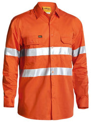 Bisley - Men's Taped Hi Vis Cool Lightweight Drill Shirt - BS6897