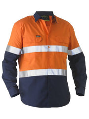 Bisley - Men's Recycle Taped Two Tone Hi Vis Drill Shirt - BS6996T