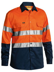 Bisley - Men's Taped Hi Vis Drill Shirt - BT6456