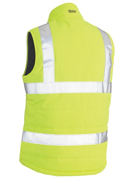 Bisley - Unisex Taped Hi Vis Puffer Vest - BV0329HT