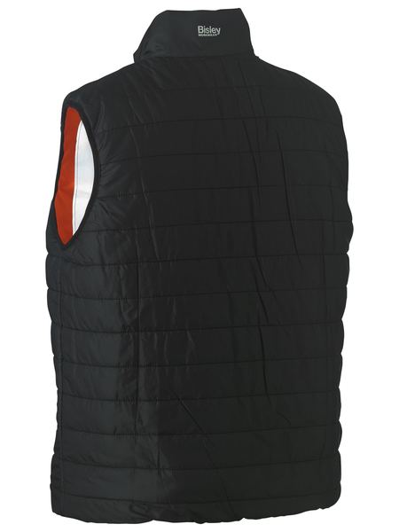 Bisley - Unisex Taped Hi Vis Reversible Puffer Vest - BV0330HT