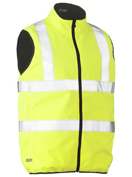 Bisley - Unisex Taped Hi Vis Reversible Puffer Vest - BV0330HT