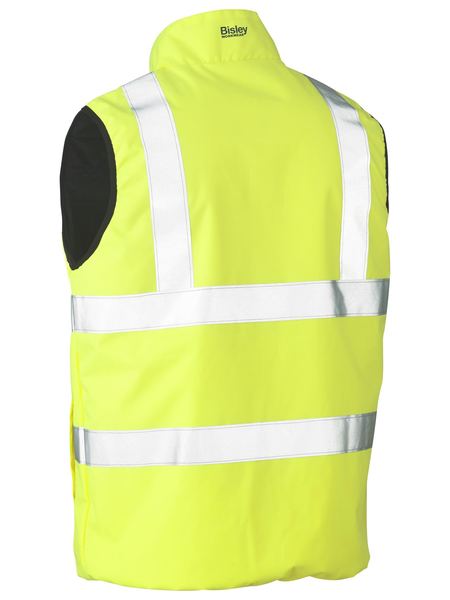 Bisley - Unisex Taped Hi Vis Reversible Puffer Vest - BV0330HT